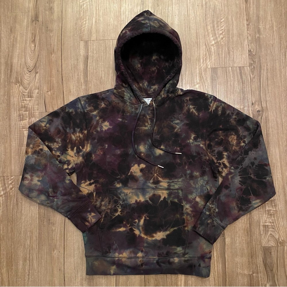 👾NEW👾 CUSTOM CHAMPION TIE DYE MEN’S HOODIE - Picture 2 of 7